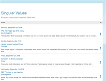 Tablet Screenshot of blog.singularvalues.com